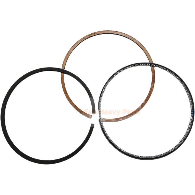 New 6 Cylinder Piston Ring Set ME121332 ME996132 ME120536 Fits For Mitsubishi Engine 6D40 6D40T - Fab Heavy Parts