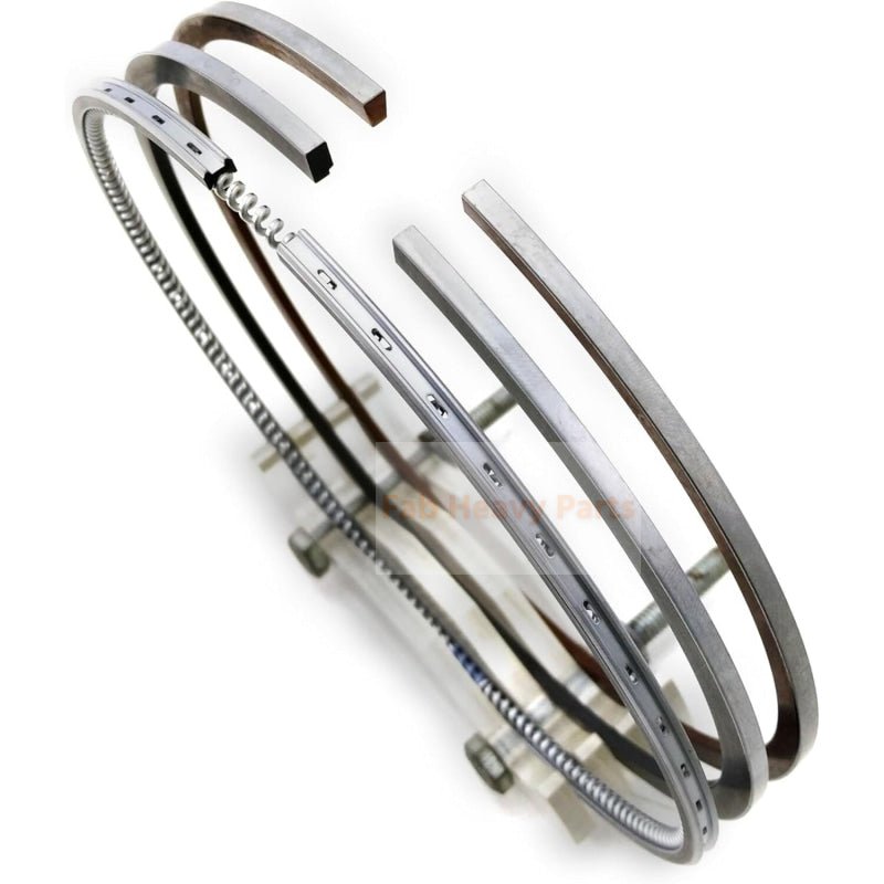New 6 Cylinder Piston Ring Set ME121332 ME996132 ME120536 Fits For Mitsubishi Engine 6D40 6D40T - Fab Heavy Parts