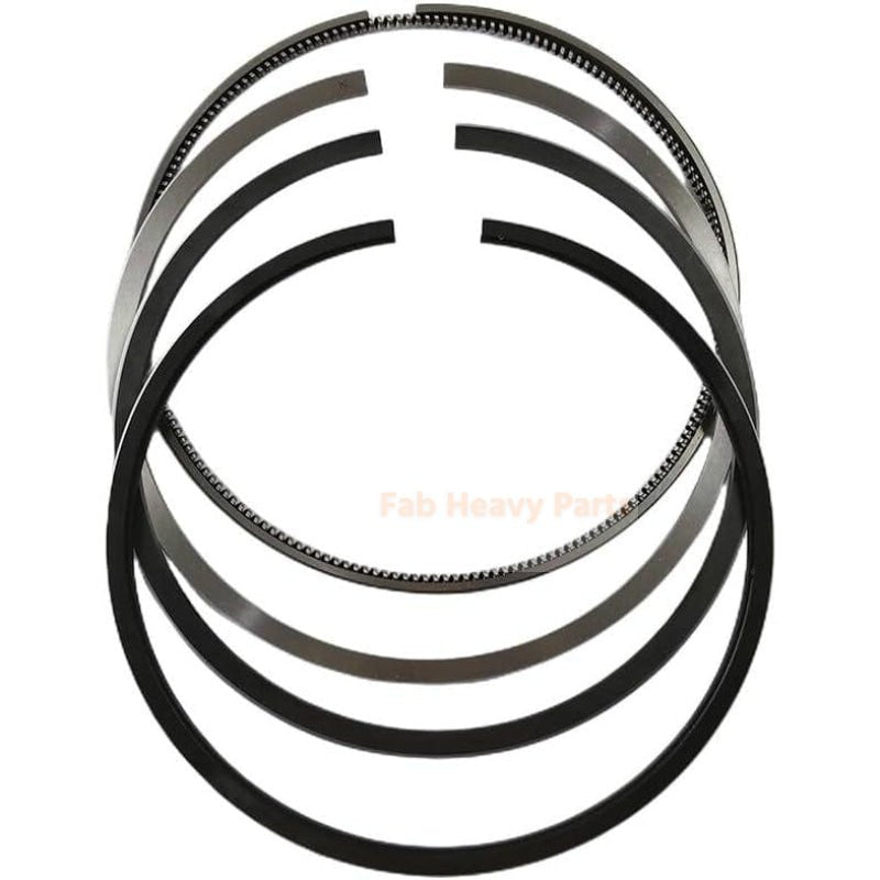New 6 Piston Ring Set 1 - 12121139 - 0 Fits For Isuzu Engine 6WA1 - Fab Heavy Parts