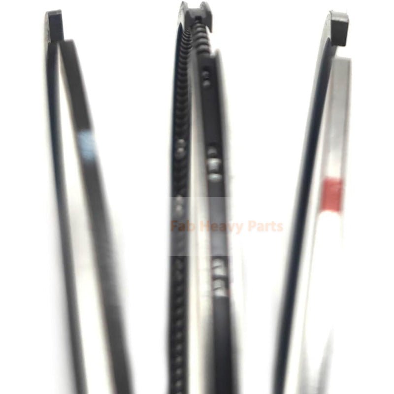 New 6 Piston Ring Set 119E11 - 22500 Fits For Yanmar Engine 3TNV80 - Fab Heavy Parts