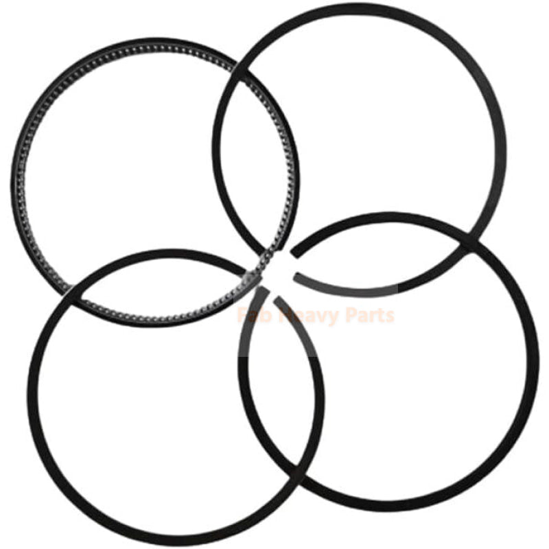 New 6 Piston Ring Set 13011 - 2080 13011 - 2081B 13019 - 1750A 13011 - 1860A Fits For Hino Engine H06C EH500 - Fab Heavy Parts