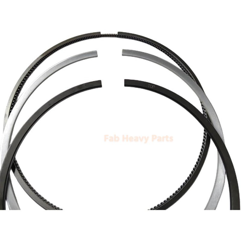 New 6 Piston Ring Set 37517 - 10010 Fits For Mitsubishi Engine S6R - Fab Heavy Parts
