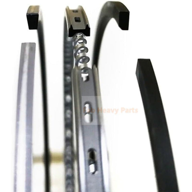 New 6 Piston Ring Set 6204 - 31 - 2202 6204 - 31 - 2203 Fits For Komatsu Engine 6D95 SA6D95 - Fab Heavy Parts