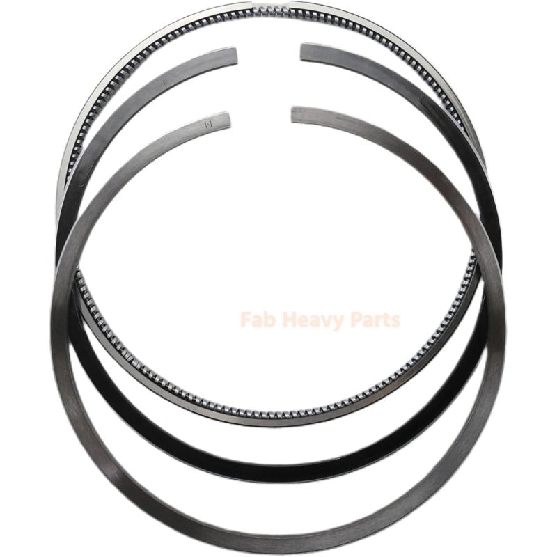 New 6 Piston Ring Set 8 - 98040 - 125 - 0 Fits For Isuzu Engine 6HK1 6HK1T 3R - Fab Heavy Parts