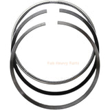 New 6 Piston Ring Set 8 - 98040 - 125 - 0 Fits For Isuzu Engine 6HK1 6HK1T 3R - Fab Heavy Parts