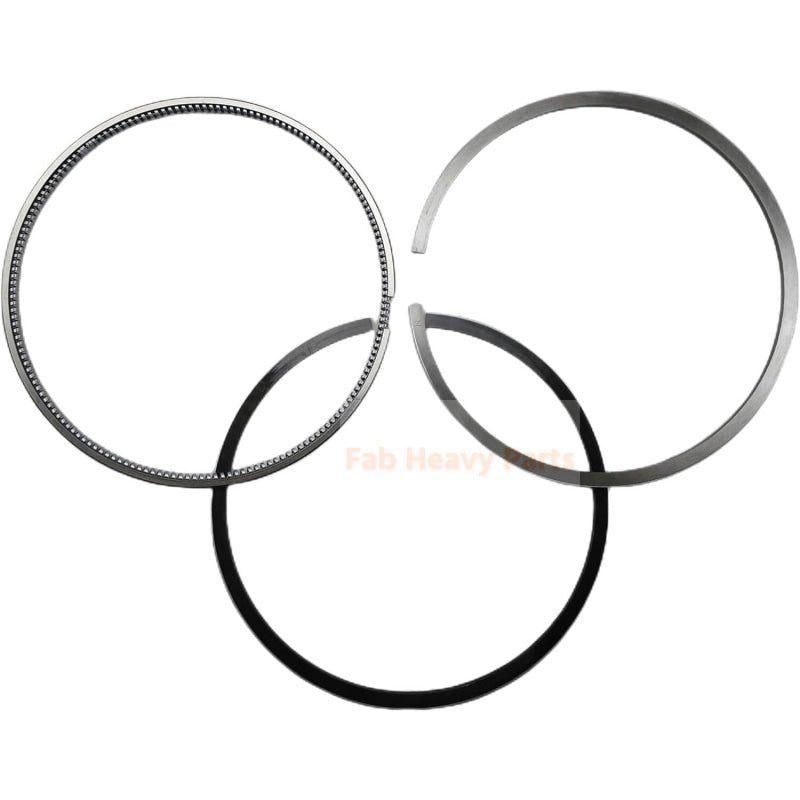 New 6 Piston Ring Set 8 - 98040 - 125 - 0 Fits For Isuzu Engine 6HK1 6HK1T 3R - Fab Heavy Parts