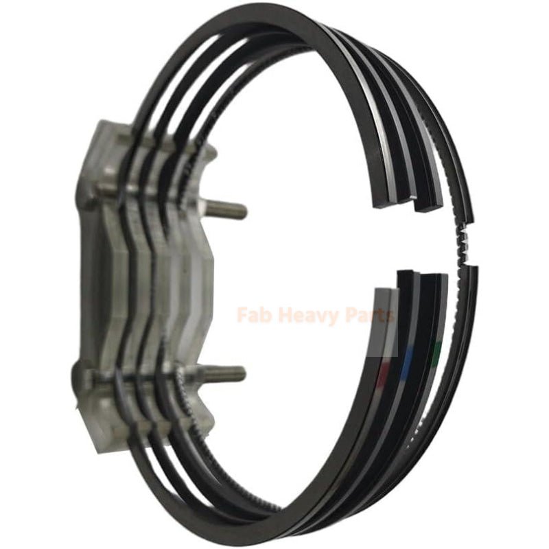 New 6 Piston Ring Set 8 - 98056464 - 0 1 - 87813127 - 0 Fits For Isuzu Engine 6UZ1 - Fab Heavy Parts
