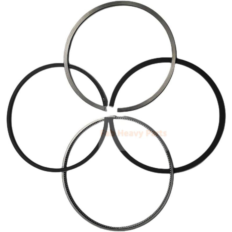 New 6 Piston Ring Set 8 - 98056464 - 0 1 - 87813127 - 0 Fits For Isuzu Engine 6UZ1 - Fab Heavy Parts