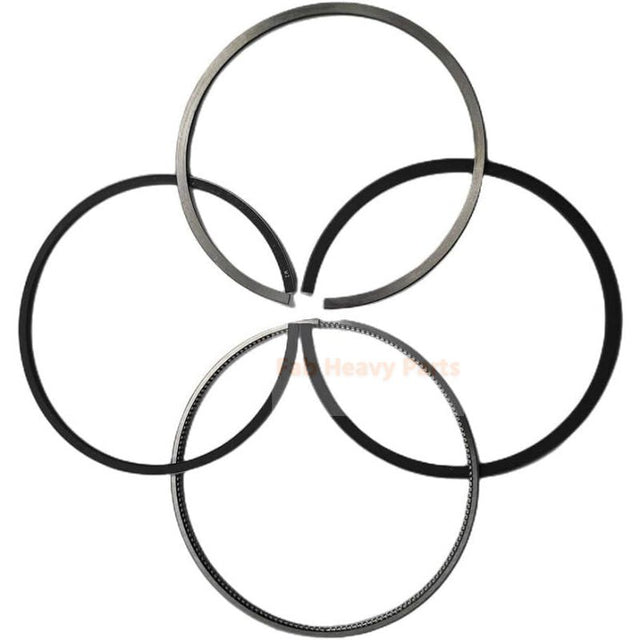 New 6 Piston Ring Set 8 - 98056464 - 0 1 - 87813127 - 0 Fits For Isuzu Engine 6UZ1 - Fab Heavy Parts