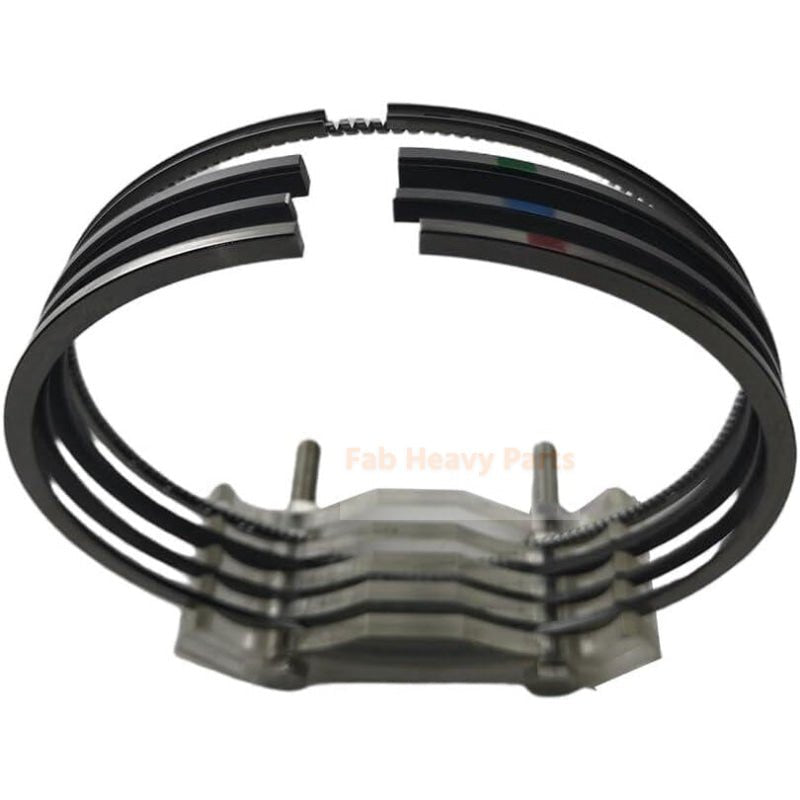 New 6 Piston Ring Set 8 - 98056464 - 0 1 - 87813127 - 0 Fits For Isuzu Engine 6UZ1 - Fab Heavy Parts
