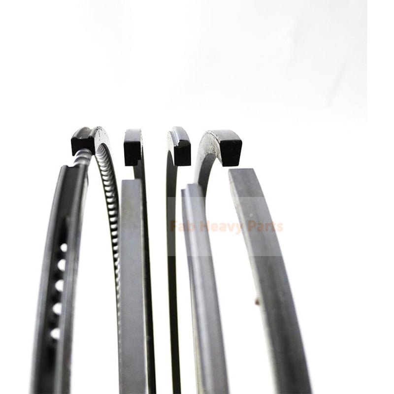 New 6 Sets Piston Ring 1 - 12121 - 119 - 2 Fits For Isuzu Engine 6SD1T 6SD1 - Fab Heavy Parts