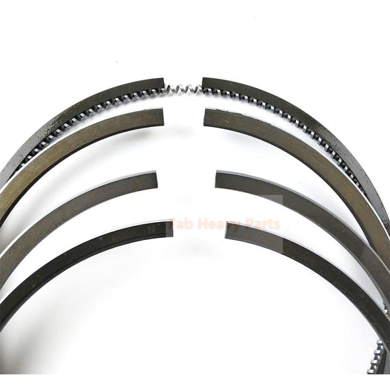 New 6 Sets Piston Ring 1 - 12121 - 119 - 2 Fits For Isuzu Engine 6SD1T 6SD1 - Fab Heavy Parts