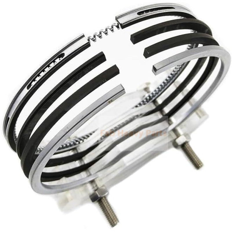 New 6 Sets Piston Ring 1 - 12181 - 128 - 0 1121811280 Fits For Isuzu Engine DA120 - Fab Heavy Parts
