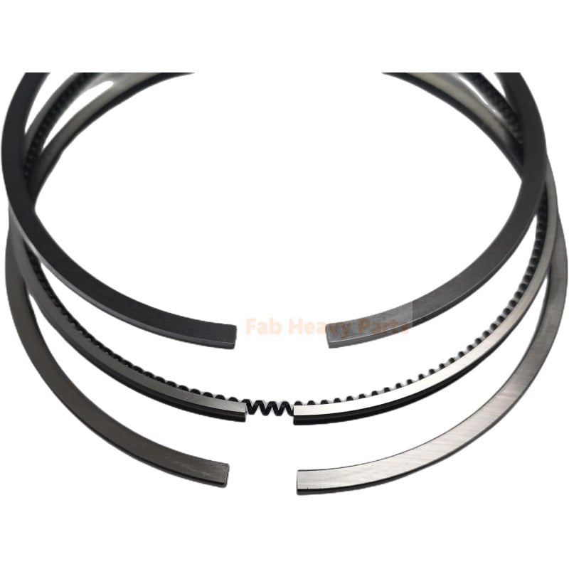 New 6 Sets Piston Ring 12040 - Z5505 Fits For Nissan Engine FE6T - Fab Heavy Parts