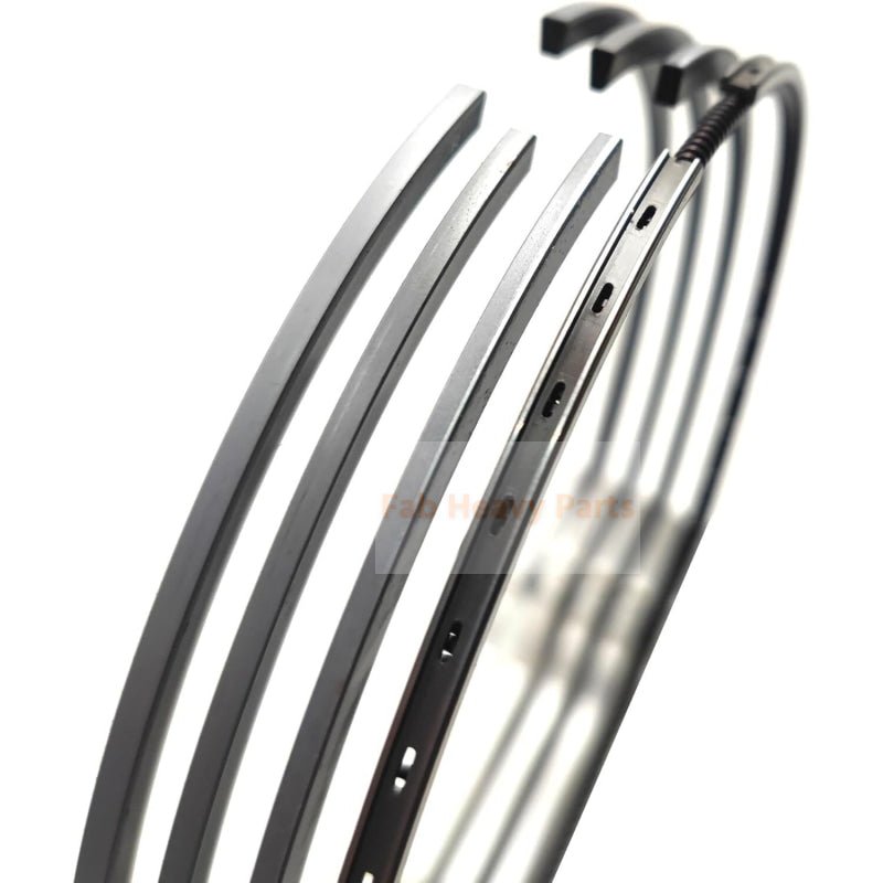New 6 Sets Piston Ring 13011 - 4010A Fits For Hino Engine E13C - T - Fab Heavy Parts