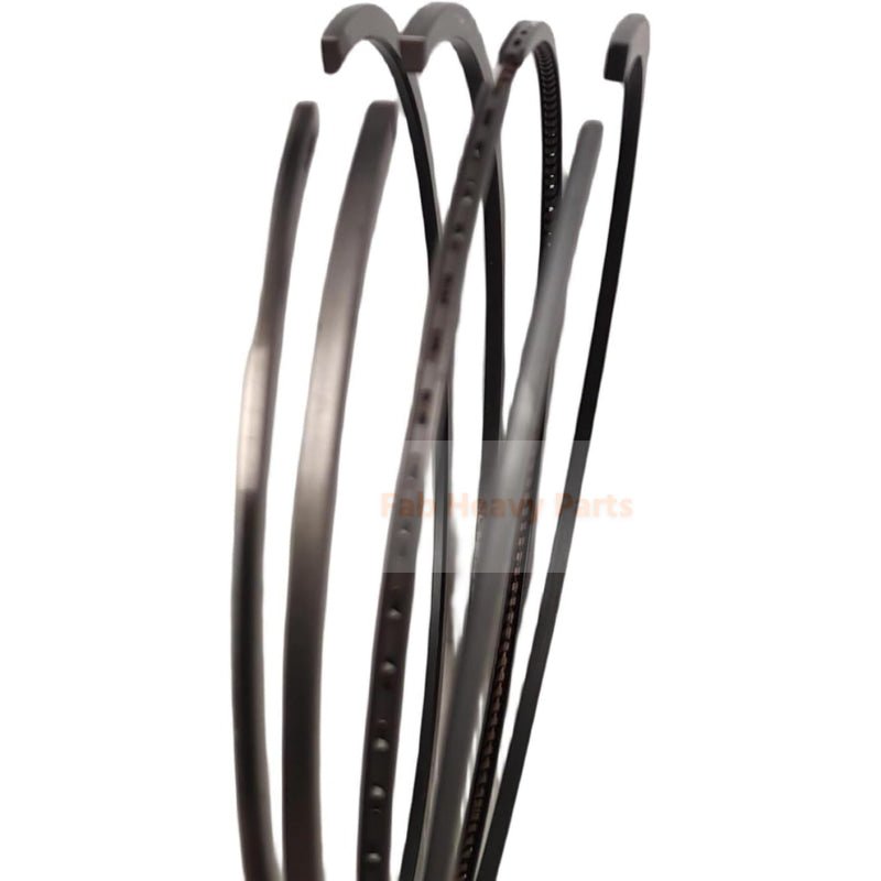 New 6 Sets Piston Ring 8 - 94391502 - 4 8 - 94391502 - 0 Fits For Isuzu Engine 6HK1 - Fab Heavy Parts