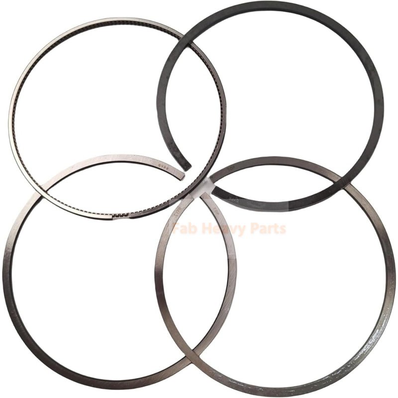 New 6 Sets Piston Ring 8 - 94391502 - 4 8 - 94391502 - 0 Fits For Isuzu Engine 6HK1 - Fab Heavy Parts