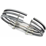 Nuovo set di 6 fasce elastiche 30917-01012 30917-01013 adatto per motore Mitsubishi 6D20 6D21