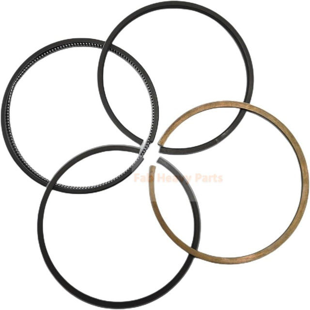 New 8 Piston Ring Set ME065680 ME092392 ME997826 Fits For Mitsubishi Engine 8DC9 8DC9T 8DC91 8DC9T 8DC9 - 3AT - Fab Heavy Parts