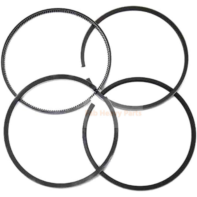 New 8 Piston Ring Set ME065717 ME999510 Fits For Mitsubishi Engine 8DC10 - Fab Heavy Parts