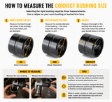 New Excavator Bucket Bushing ID 90mm OD 110mm Height 120mm - Fab Heavy Parts