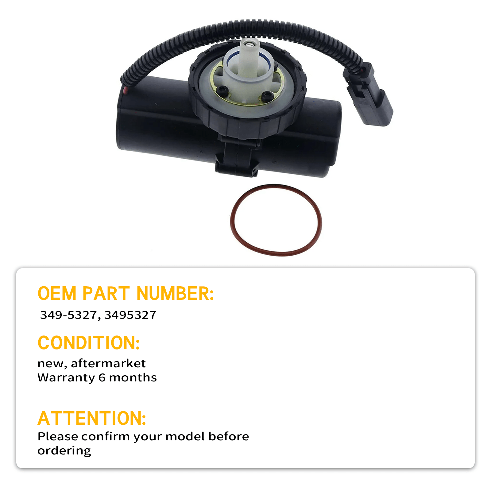 New Filter Fuel Pump 349 - 5327 3495327 Fits for CAT Caterpillar 236B3 242B3 246C 252B3 256C - Fab Heavy Parts