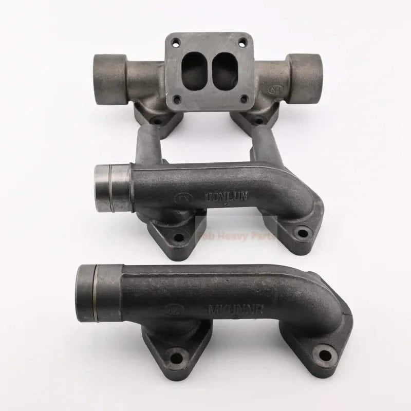 New Fits for Caterpillar C9 Engine Exhaust Manifold 192 - 4697 1924697, 161 - 3398 1613398, 203 - 7775 2037775 Replacement - Fab Heavy Parts
