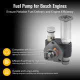 New Fuel Pump 1 - 15750 - 154 - 0 105220 - 6240 9440610297 Fits For Bosch - Fab Heavy Parts