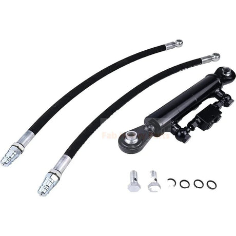 New Hydraulic Top Link Cat. 1 - 1 with Locking Block 16 1/8” - 22 7/16” with 2 x Hose 2 - Way Check Valve Hydraulic Cylinder Fits for Tractors Excavators - Fab Heavy Parts