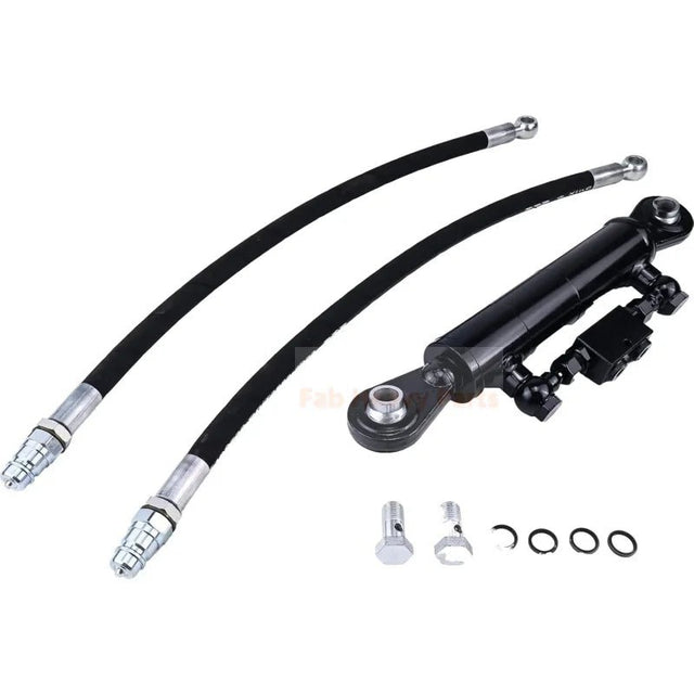 New Hydraulic Top Link Cat. 1 - 1 with Locking Block 16 1/8” - 22 7/16” with 2 x Hose 2 - Way Check Valve Hydraulic Cylinder Fits for Tractors Excavators - Fab Heavy Parts