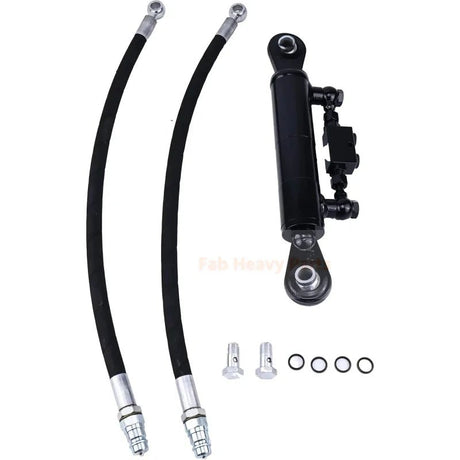 New Hydraulic Top Link Cat. 1 - 1 with Locking Block 16 1/8” - 22 7/16” with 2 x Hose 2 - Way Check Valve Hydraulic Cylinder Fits for Tractors Excavators - Fab Heavy Parts