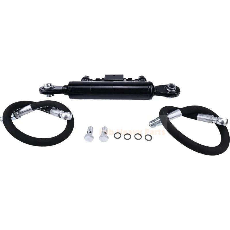 New Hydraulic Top Link Cat. 1 - 1 with Locking Block 16 1/8” - 22 7/16” with 2 x Hose 2 - Way Check Valve Hydraulic Cylinder Fits for Tractors Excavators - Fab Heavy Parts