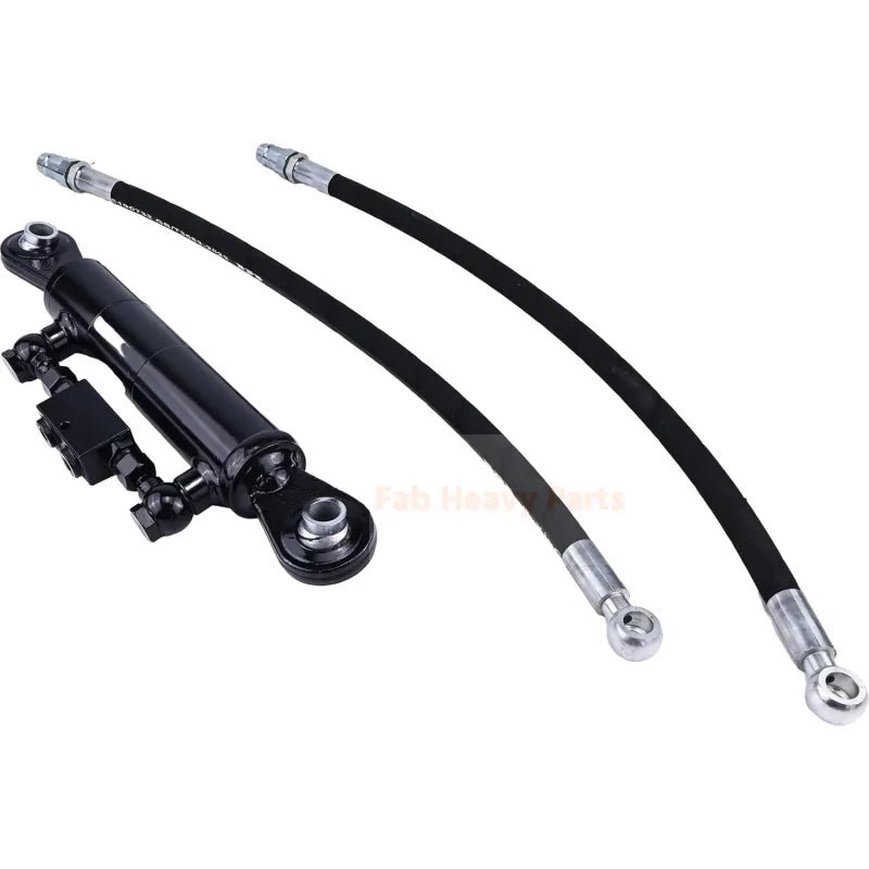 New Hydraulic Top Link Cat. 1 - 1 with Locking Block 16 1/8” - 22 7/16” with 2 x Hose 2 - Way Check Valve Hydraulic Cylinder Fits for Tractors Excavators - Fab Heavy Parts