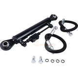 New Hydraulic Top Link Cat. 2 - 2 with Locking Block 22 3/8” - 33 1/2 with 2 x Hose 2 - Way Check Valve Hydraulic Cylinder Fits for Tractors Excavators - Fab Heavy Parts