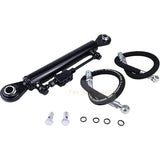 New Hydraulic Top Link Cat. 2 - 2 with Locking Block 22 3/8” - 33 1/2 with 2 x Hose 2 - Way Check Valve Hydraulic Cylinder Fits for Tractors Excavators - Fab Heavy Parts