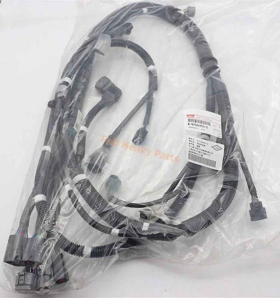 New Isuzu 6HK1G3 6HK1 Engine Wiring Harness and Fuse 8 - 97504355 - 0 8975043550 - Fab Heavy Parts