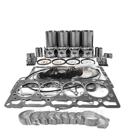 New Isuzu Engine 4JB1 Overhaul Rebuild Kit, Piston 8 - 94433 - 177 - 1 8 - 97176 - 604 - 0 - Fab Heavy Parts