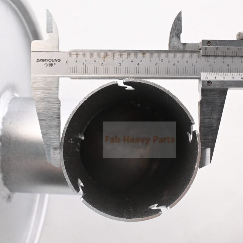 New Muffler P/N 4191361 Fits Hitachi EX200 EX200K EX200 - 1 EX200LC - 1 Excavator, Engine Isuzu 6BD1 - Fab Heavy Parts