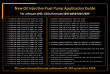 New Oil Injection Fuel Pump 5007420 5007422 Fits For Johnson Evinrude Outboard VRO - Fab Heavy Parts