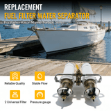 New Replacement Fuel Filter Water Separator 751000MAX10 751000MAX Fits For Racor Turbine Series - Fab Heavy Parts