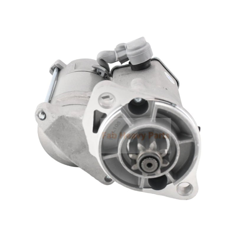 New Starter Motor 228000 - 8691 RC411 - 53201 Replacement for Kubota L Series Tractor Engine V2607 - Fab Heavy Parts