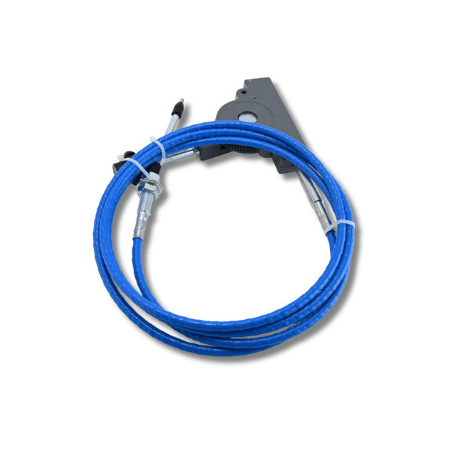 New Throttle Cable With Control Handle for Excavators Loaders Tractors - Blue - Fab Heavy Parts