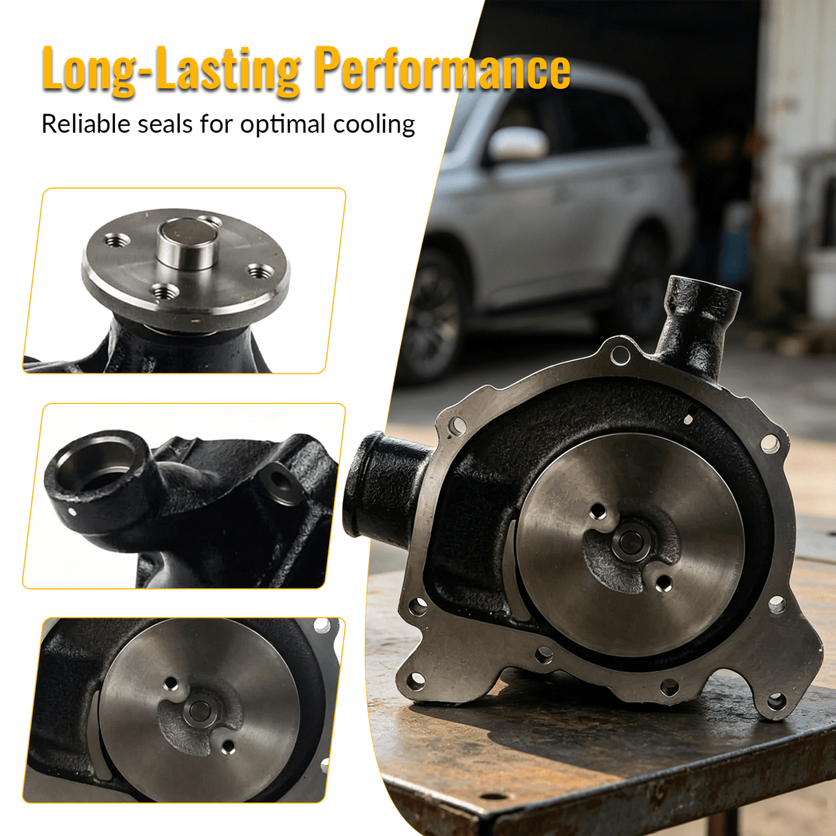 New Water Pump ME995303 for Mitsubishi 6D16 6D14 Engine Final clearance - Fab Heavy Parts