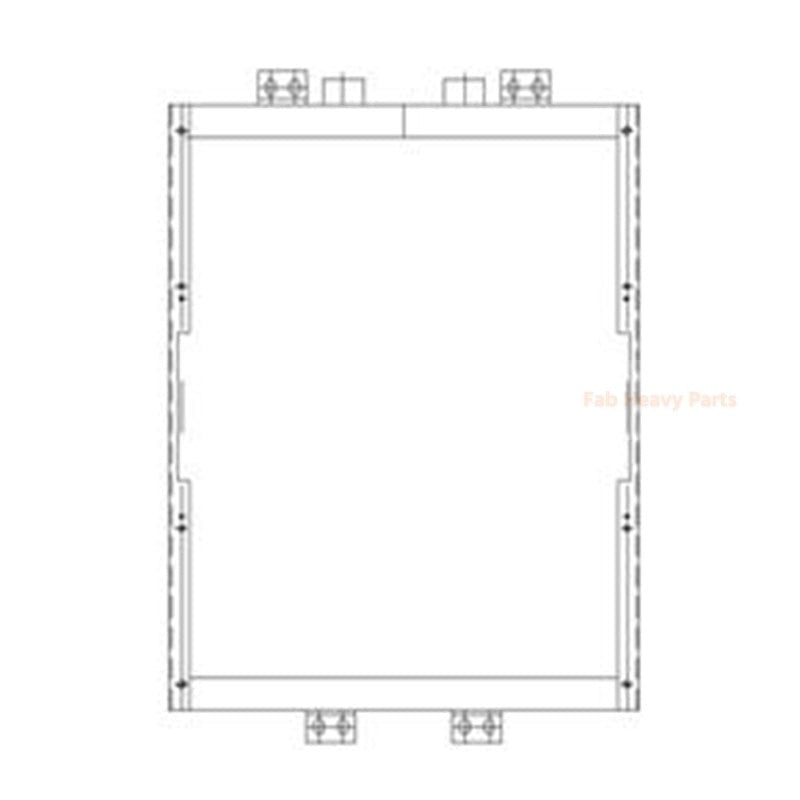 Hydraulic Oil Cooler 116-6562 1166562 Fits for Caterpillar CAT 933C 939C D3CIII D4CIII D5CIII Tractors
