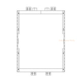 Hydraulic Oil Cooler 116-6562 1166562 Fits for Caterpillar CAT 933C 939C D3CIII D4CIII D5CIII Tractors