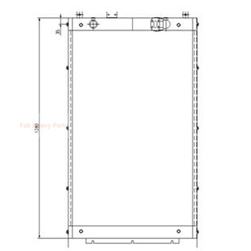 Enfriador de aceite hidráulico 11NA-40064 para excavadora Hyundai R370-7A R360LC-7 R360LC-7A