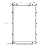 Enfriador de aceite hidráulico 11NA-40064 para excavadora Hyundai R370-7A R360LC-7 R360LC-7A