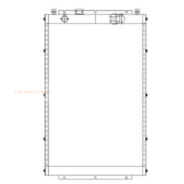 Hydraulic Oil Cooler 11NA-43060 for Hyundai Excavator R370LC-7