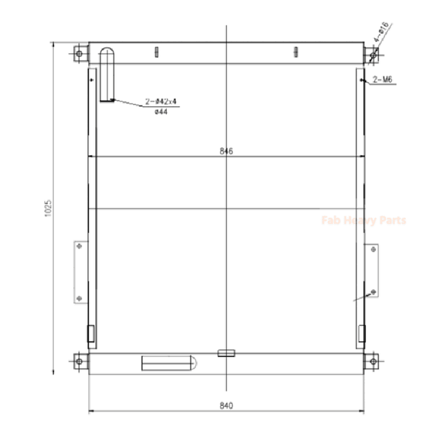 Hydraulic Oil Cooler 140-6538 1406538 Fits for Caterpillar CAT 322B L 325B L Excavator