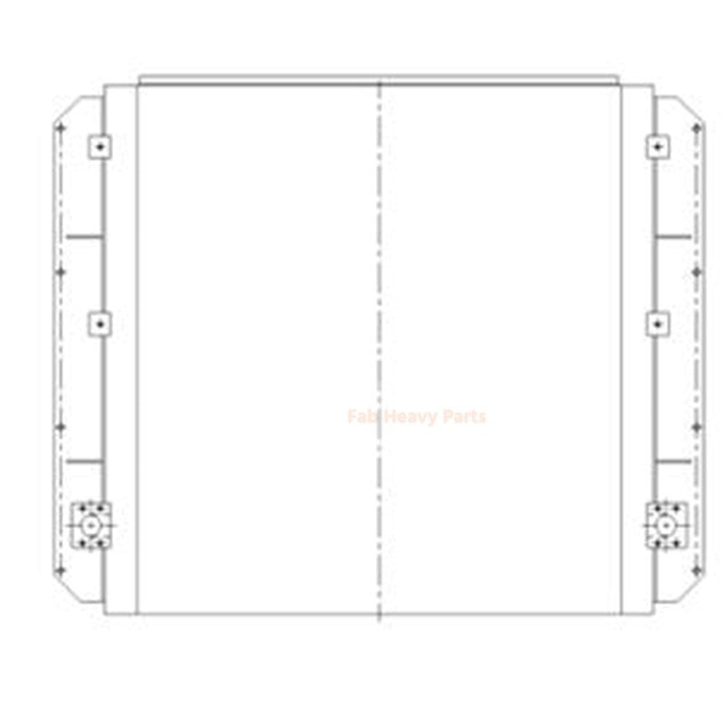 Hydraulic Oil Cooler 1428193 142-8193 Fits para sa Caterpillar Cat Excavator E375